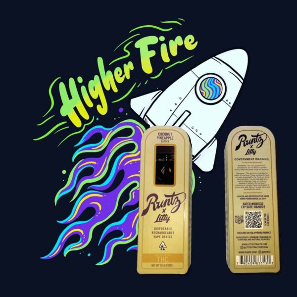 [1g] runtz full disposable pen – coconut pineapple – sativa