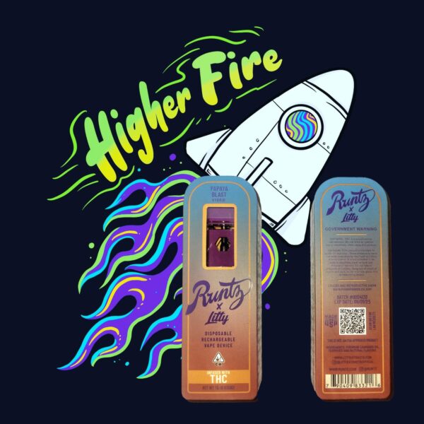 [1g] runtz full disposable pen – papaya blast – hybrid