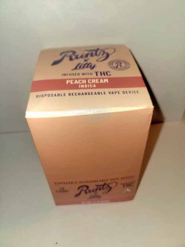 [1g] runtz full disposable pen – peach cream – indica