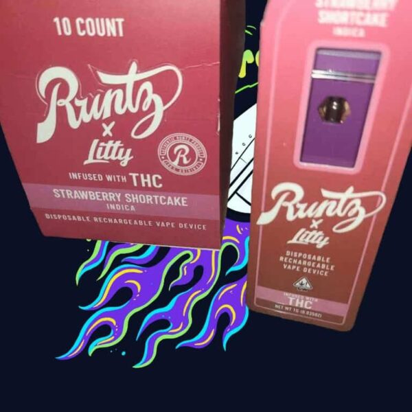 [1g] runtz full disposable pen – litchi – sativa