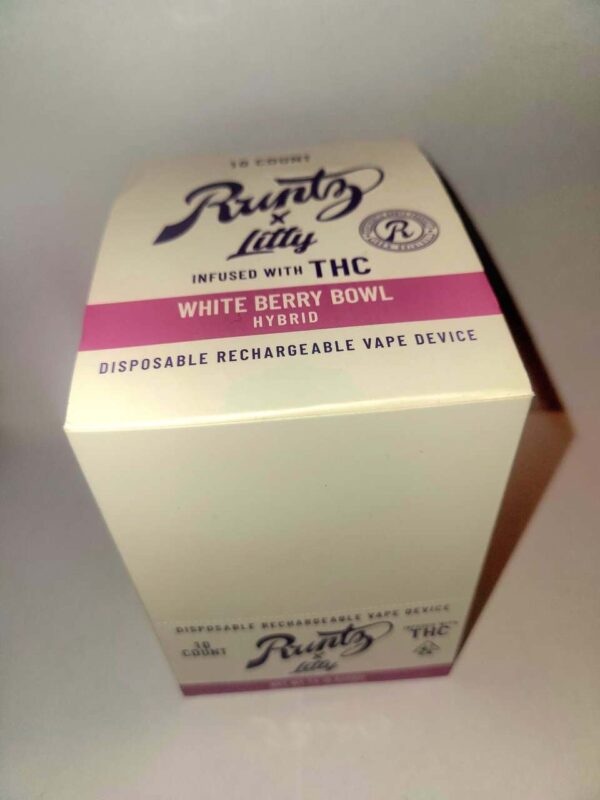 [1g] runtz full disposable pen – white berry bowl