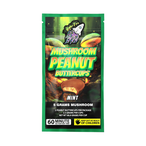 higher fire mushroom peanut butter cup 5 grams mint.png