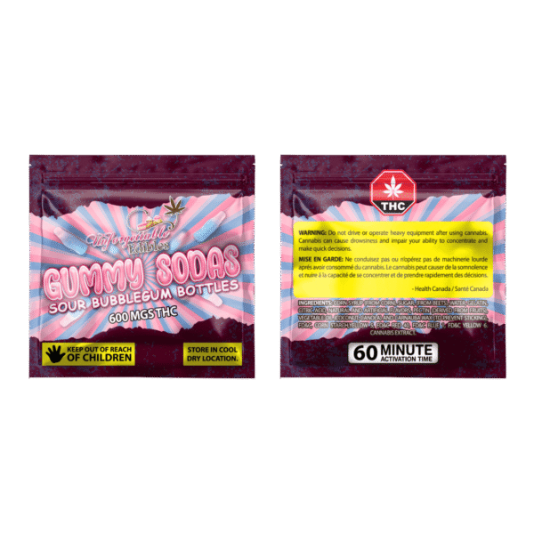 sour bubble gum gummy sodas 600mg unforgettable edibles.png