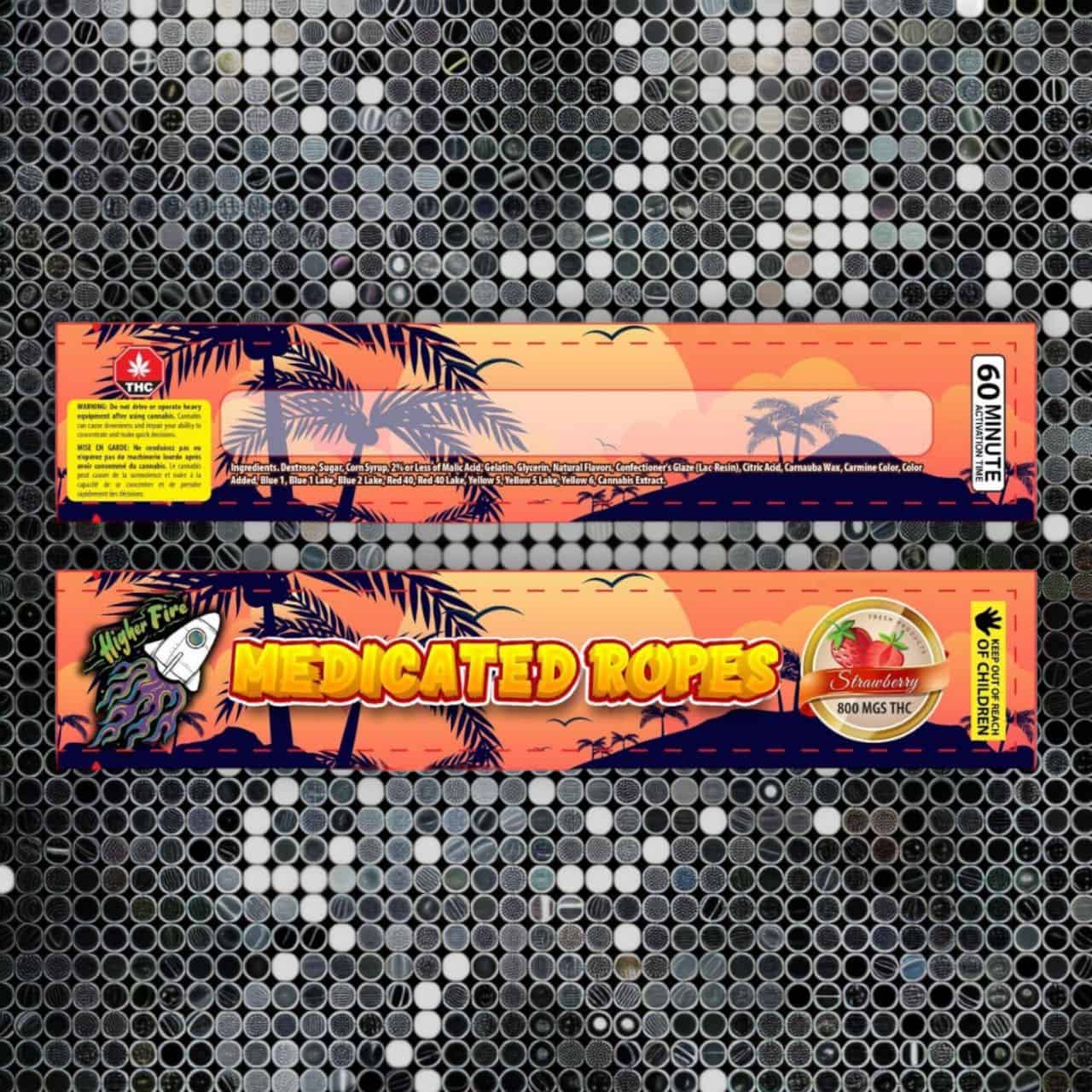 strawberry medicated ropes 800mg higherfire strawberry medicated ropes 800mg higherfire